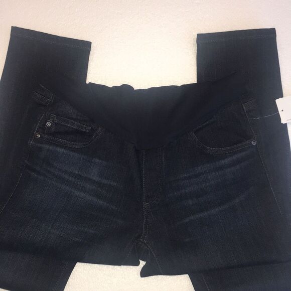 Maternity Jeans Skinny Dark Wash Size 27 Adriano Goldschmied AG - Picture 5 of 5